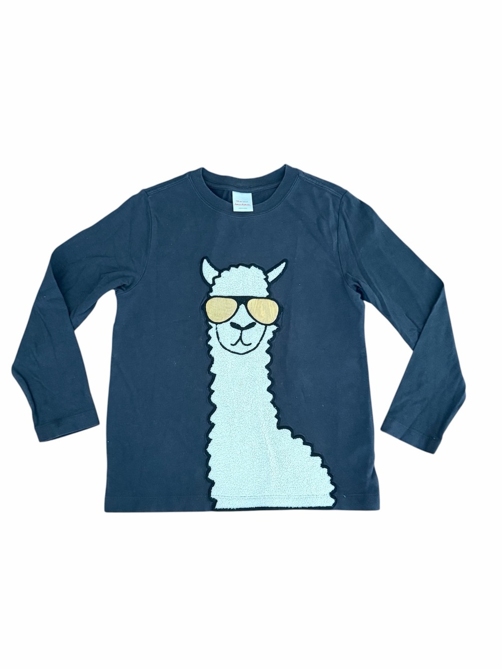 Hanna Andersson (6|7y) Llama Applique Tee